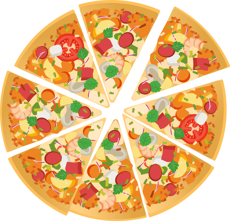 Pizza Slices Illustration